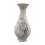 Vaas Vintage Wit Pastelkleurige Bloemen China thumbnail 1