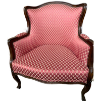 Extra Brede Fauteuil In De Stijl Van Louis Xv. Mahonie.