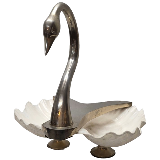 Vintage Maison Binazzi Zwaan Met Schelpen 1
