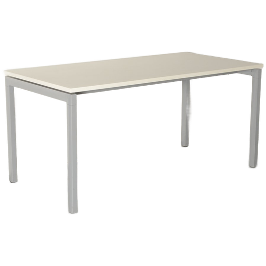 Robberechts Bureau, Wit Blad, 160 X 80 Cm, Vaste Hoogte Onderstel 1