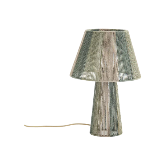 Madam Stoltz Tafellamp Groen Naturel 1