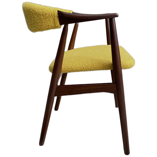 Thomas Harlev Chair Model 213 In Yellow Boucle 1
