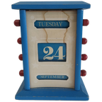 Eeuwigdurende Houten Tafel Kalender thumbnail 1