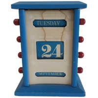 Eeuwigdurende Houten Tafel Kalender