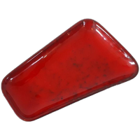 50's Rood Keramiek Schaaltje Fifties Schaal