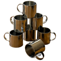 Vintage Stainless Steel Coffee Cups