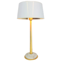 Vintage Giulia Mangani Bisque Porselein Tafellamp Regency 70