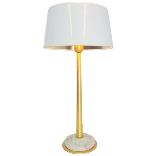 Vintage Giulia Mangani Bisque Porselein Tafellamp Regency 70 1