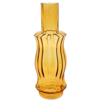 Vintage Glazen Lampenkap Amber