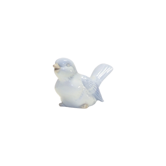 Porseleinen Beeld Vogel Zittend Groot 1