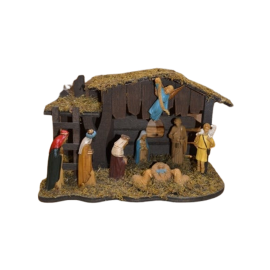 Vintage Kerststal 1