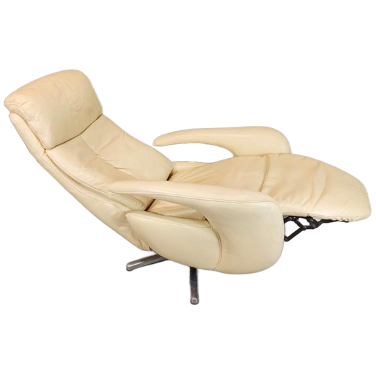 Hukla Leren Recliner Swivel Fauteuil 1