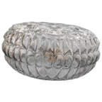 Vintage Plafondlamp Glas Rond Met Kleine Rondjes thumbnail 1