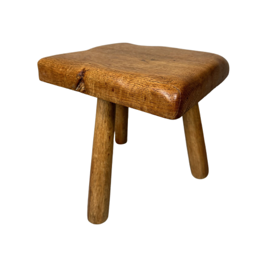 Vintage Eiken Kruk – Tripod 1