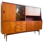 Deens Design Vintage Highboard Vitrinekast 1960’S thumbnail 1