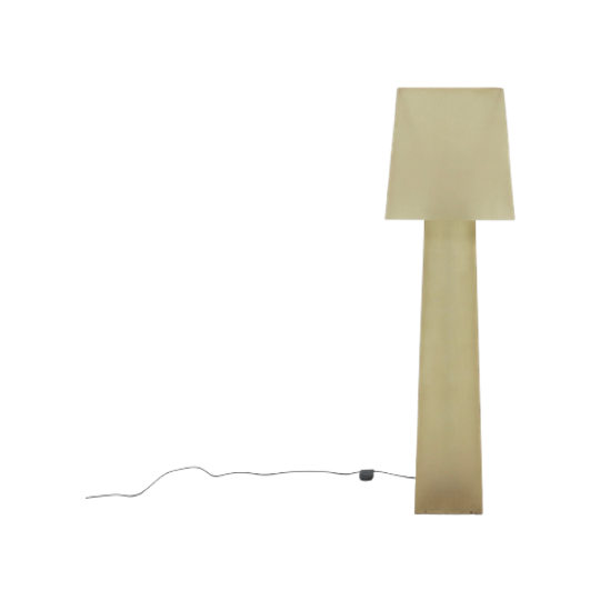 Large Decorative Fiberglass Floor Lamp 1980s 1