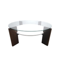 Coffee Table Glass Teak