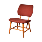 Vintage Teakhouten Design Stoel Van , Engen Örkelljunga Zweden 1950 thumbnail 1