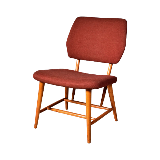 Vintage Teakhouten Design Stoel Van , Engen Örkelljunga Zweden 1950 1