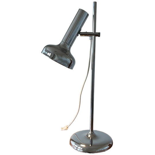 Chrome Table Or Desk Lamp By Sölken Leuchten 1970s 1