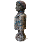 African Sculpture / Multi Material Figure / Height 65 Cm / 1970s thumbnail 1
