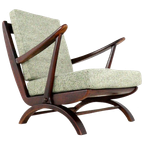De Ster Fauteuil Stoel Vintage Reupholstered thumbnail 1