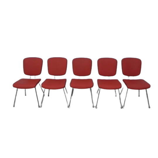 Set Van 5 Vintage Eettafel Stoelen, Diner Style 1