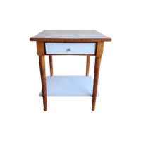 Brocante Keuken Tafeltje, Bijzettafeltje Met Formica Blad