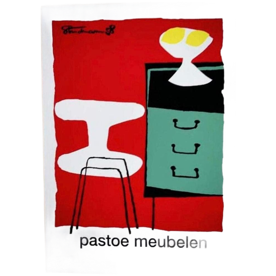 Pastoe Affiche Theo Strafmann Ontwerp 1958 1