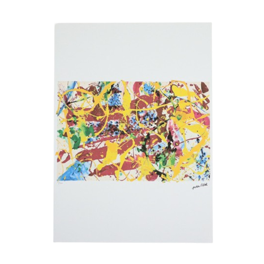 Offset Litho Naar Jackson Pollock Action Painting 93/300 Kunstdruk 1