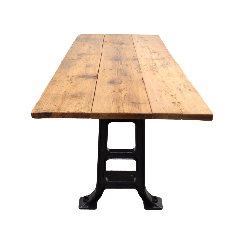 Vintage Industriële Eettafel