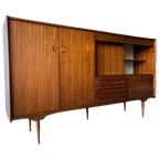 Retro Vintage Mid-Century Dressoir,High-Board,Wandkast Xl thumbnail 1