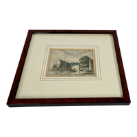 Jan De Beijer - Kopergravure Hendrik Spilman - De Ridder - Hofstad Reinauwen - Hand Ingekleurde G