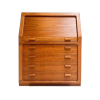 Teakhouten Secretaire Van Dyrlund, 1960’S