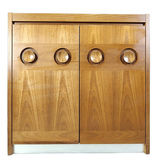 Vintage Brutalist Bar Cabinet, 1970s 1