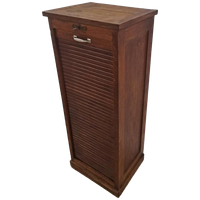 Franse Artdeco Roldeurkast Rolluikkast Van Hout