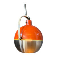 Oranje Mid Century Eyeball Wandlamp / Hengel Light