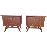 Louis Van Teeffelen Vintage Design Nachtkastjes.