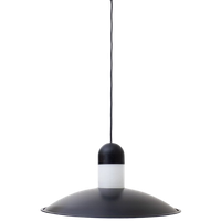 Vintage Ufo Hanglamp Glasshütte Limburg Metaal En Opaal Glas