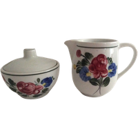 Vintage Roomkan Set  Van  Lilien Porzellan