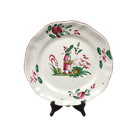Groot Antiek Bord Les Islettes / Strasbourg Ca. 1800