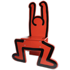 Keith Haring Kinderstoel / Decoratief Object Rood (nieuw!) thumbnail 1