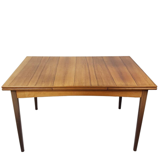 Vintage Palissander Eettafel Uitschuifbaar 1