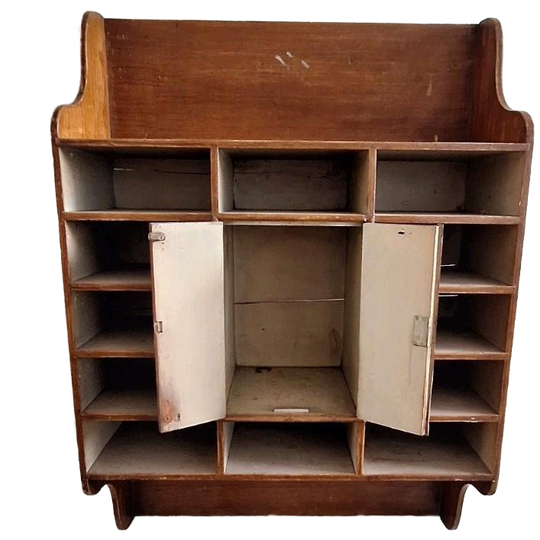 Frans Brocante Wandkast, Vakkenkast, Grutters Kastje 1