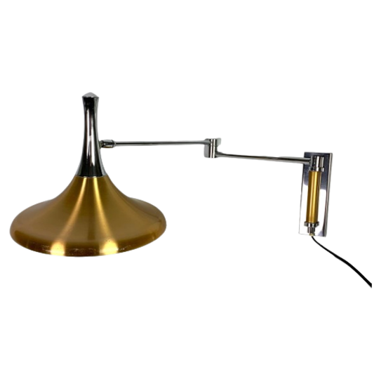 Wandlamp, Trompetmodel Door Louis Kalff Voor Philips, Jaren 60 1
