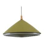 Oude Deense Plafondlamp Van Bent Karlby Voor Lyfa | Zeldzame Mid Century Modern Denemarken Lamp thumbnail 1