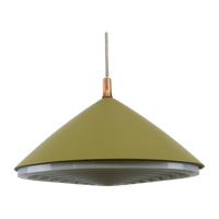 Oude Deense Plafondlamp Van Bent Karlby Voor Lyfa | Zeldzame Mid Century Modern Denemarken Lamp