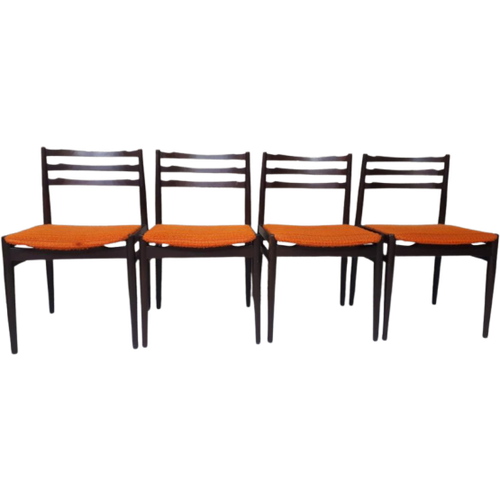 Set Van 4 Vintage Stoelen 4 Eetkamerstoelen Jaren 70 Retro