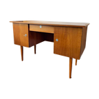 Vintage Retro Mid Century Teak Bureau thumbnail 1