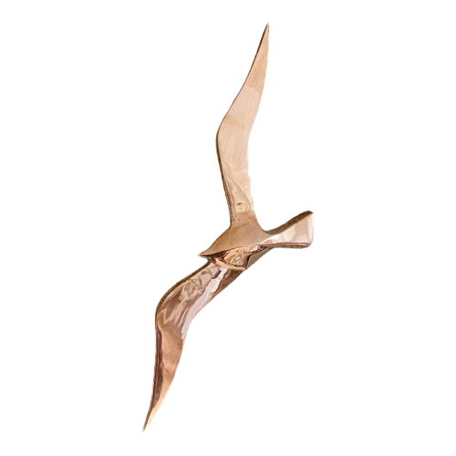 Messing Wandvogel
